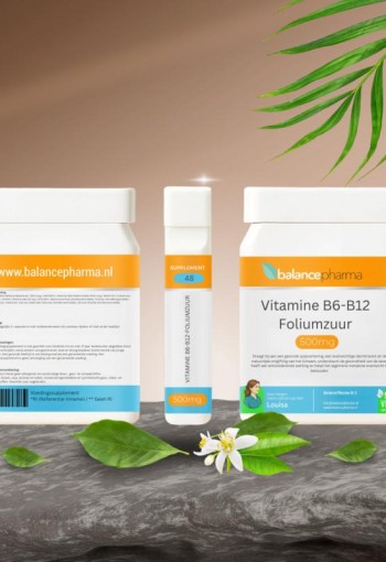 Balancepharma Supplements 48 Vitamine B6-B12-foliumzuur (90 Vegetarische capsules)