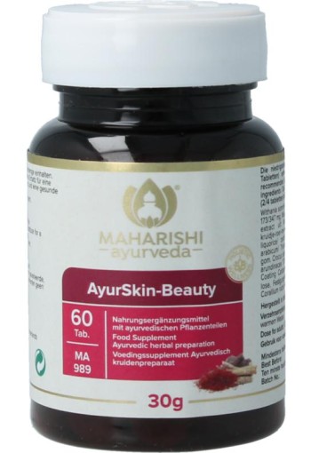Maharishi Ayurv Ayurskin beauty jeugdige huid (60 Tabletten)