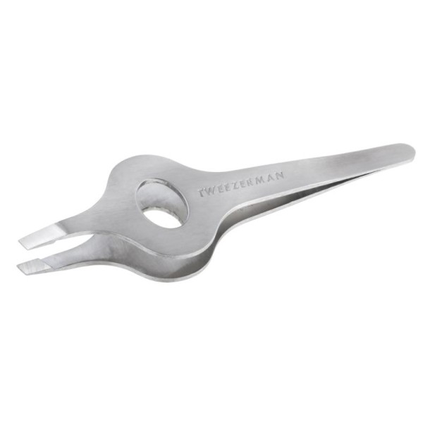 Tweezerman Slant tweezer classic with grip (1 Stuks)