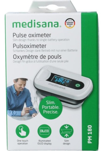 Medisana PM180 Saturatie/pulseoxi meter (1 Stuks)