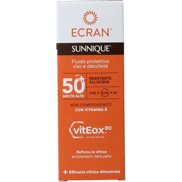 Ecran Sunique facial en decollete SPF50 (50 Milliliter)