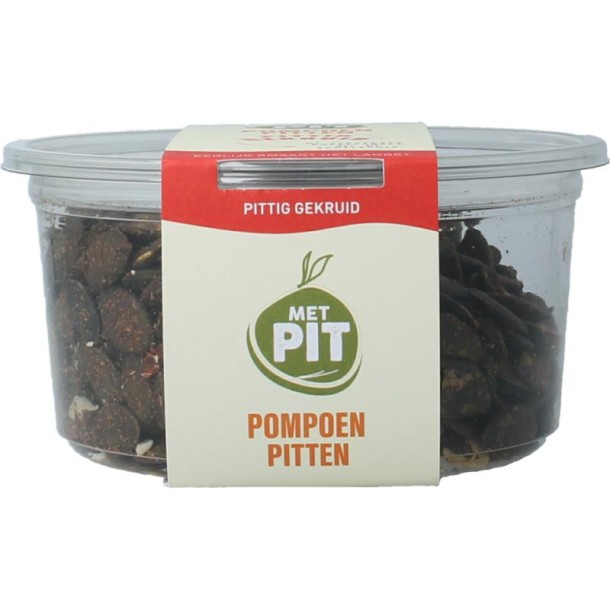 Met Pit Pompoenpitten pittig gekruid (150 Gram)