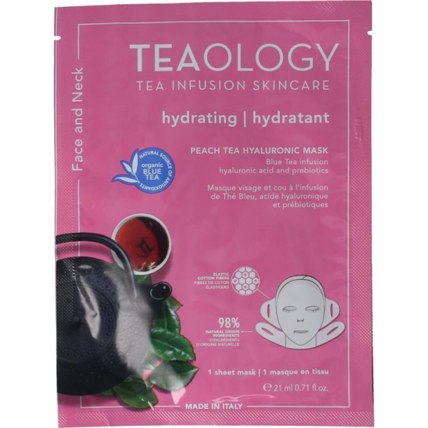 Teaology Peach tea masker hyaluronic (21 Milliliter)
