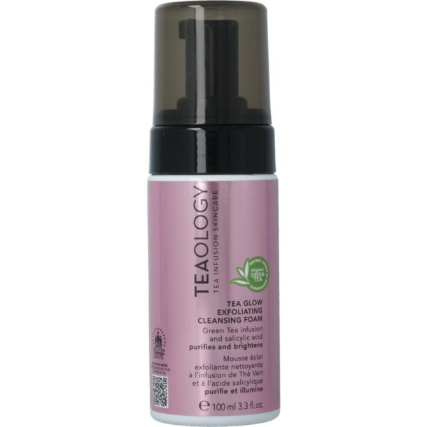 Teaology Tea glow exfoliating cleansing foam (100 Milliliter)