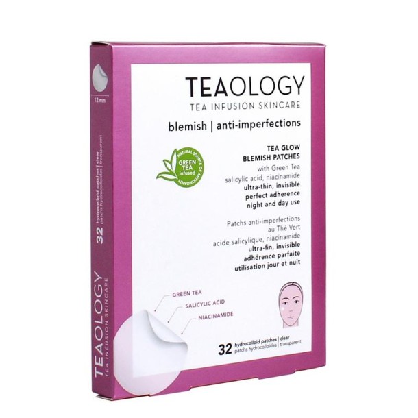 Teaology Tea glow blemish patches (32 Stuks)