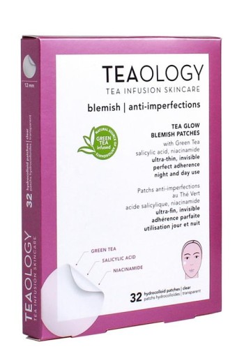 Teaology Tea glow blemish patches (32 Stuks)