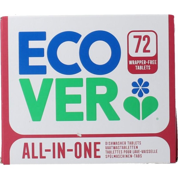 Ecover Vaatwasmachine tabletten all-in-one (72 Stuks)