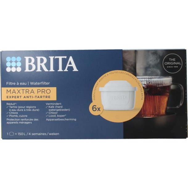 Brita Waterfilterpatroon maxtra pro kalk expert 6-pack (6 Stuks)