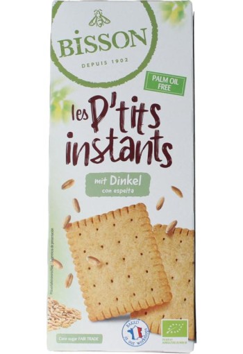 Bisson Les petits instants koekjes spelt bio (155 Gram)