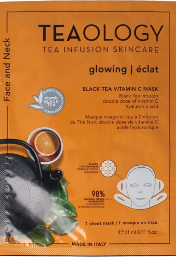 Teaology Black tea vitamine C mask (1 Stuks)