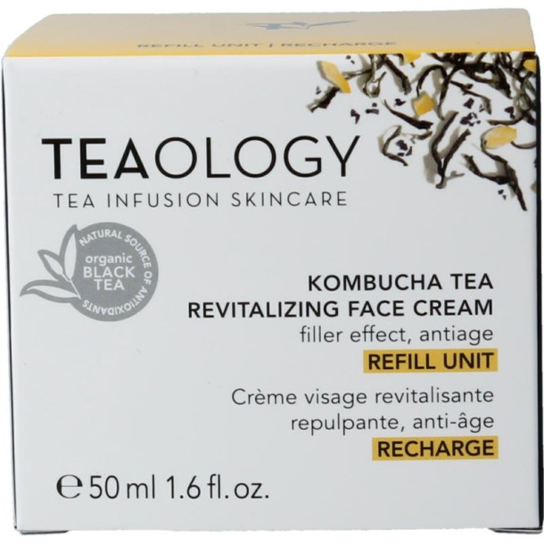 Teaology Kombucha tea revitalizing face cream navul (50 Milliliter)
