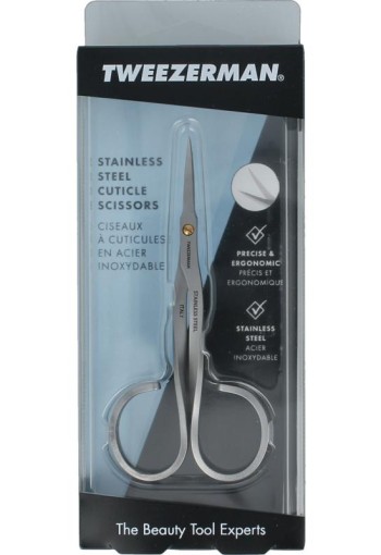 Tweezerman Nagelriemschaar stainless steel (1 Stuks)