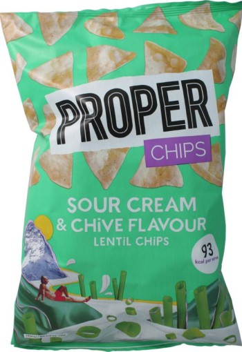 Proper Chips Chips sour cream & chive flavour (85 Gram)