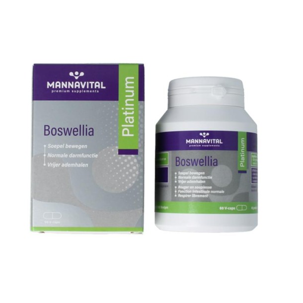 Mannavital Boswellia platinum (60 Vegetarische capsules)