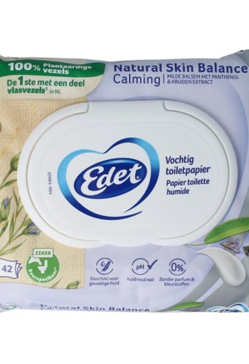 Edet Vochtig toiletpapier natural skin (42 Stuks)