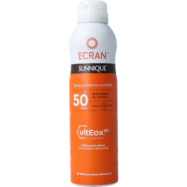 Ecran Sunique invisible spray SPF50 (250 Milliliter)