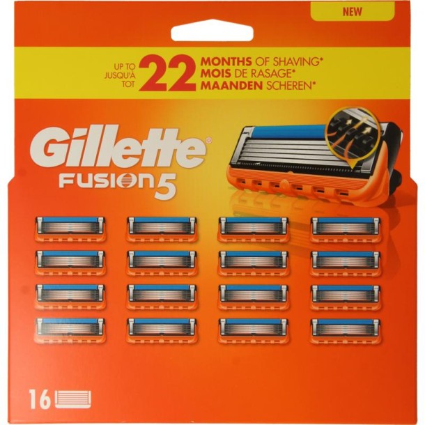 Gillette Fusion manual blades 16 Stuks