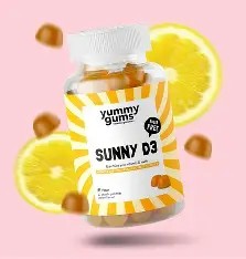 Yummygums Sunny D3 Suikervrij 60 stuks  