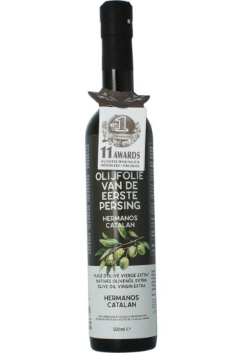 Amanprana Hermanos Catalan olijfolie extra vierge bio (500 Milliliter)