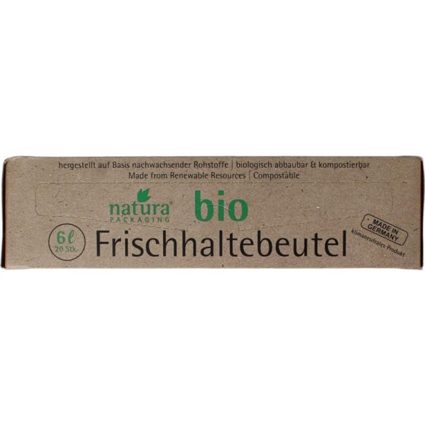 Biomat Natura compost lunchzak 6 liter (20 Stuks)
