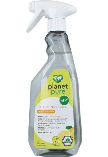 Planet Pure Keukenreiniger lemon spray (500 Milliliter)