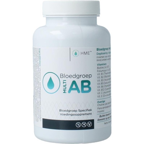 HME Bloedgroep multi AB (120 Capsules)