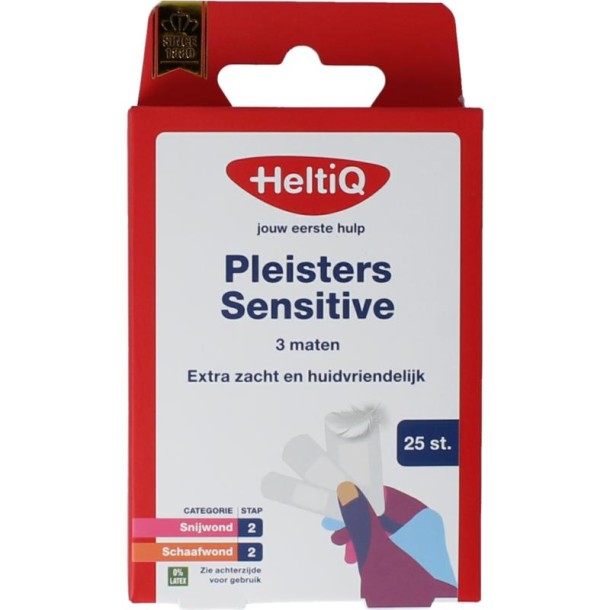 Heltiq Pleisters sensitive 3 maten (25 Stuks)
