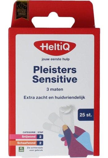 Heltiq Pleisters sensitive 3 maten (25 Stuks)