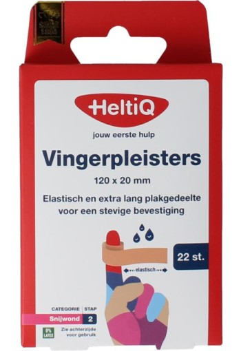 Heltiq Vingerpleisters 120x20mm (22 Stuks)