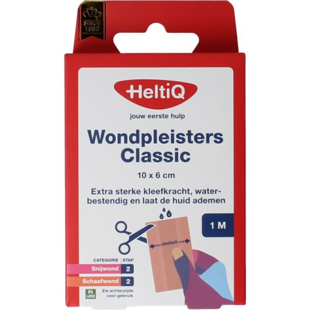 Heltiq Wondpleister classic 10x6cm 1m (1 Stuks)