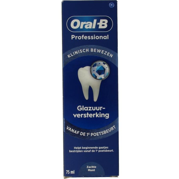 Oral B Tandpasta professional enamel strength clean mint 75 Milliliter