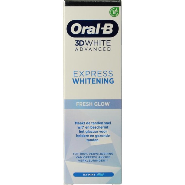 Oral B 3D white advanced expres fresh whitening tandpasta 75 Milliliter