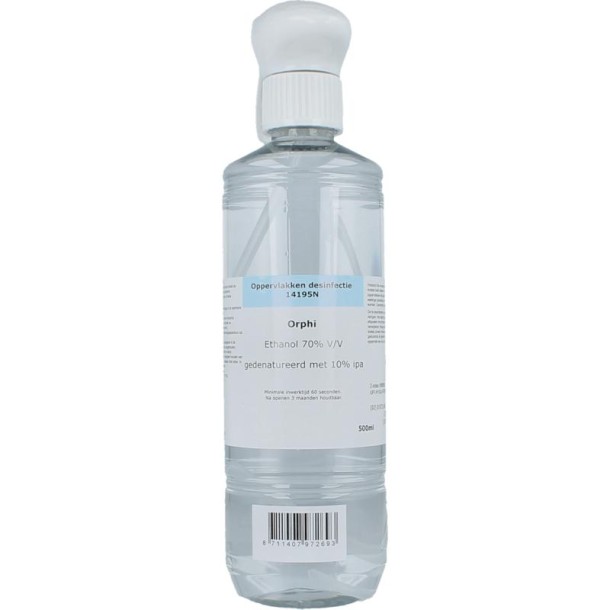 Orphi Alcohol ethanol 70% spray (500 Milliliter)