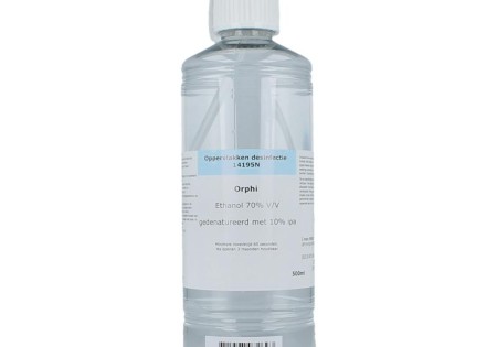 Orphi Alcohol ethanol 70% spray (500 Milliliter)