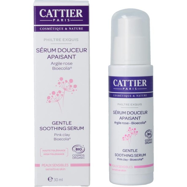 Cattier Serum kalmerend gevoelige huid (30 Milliliter)