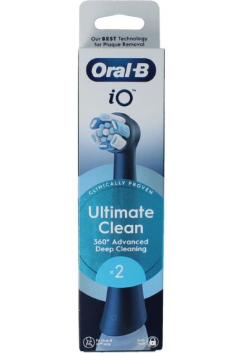 Oral B Opzetborstels ultimate clean black (2 Stuks)