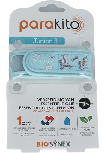 Parakito Anti mug armband junior eenhoorn (1 Stuks)