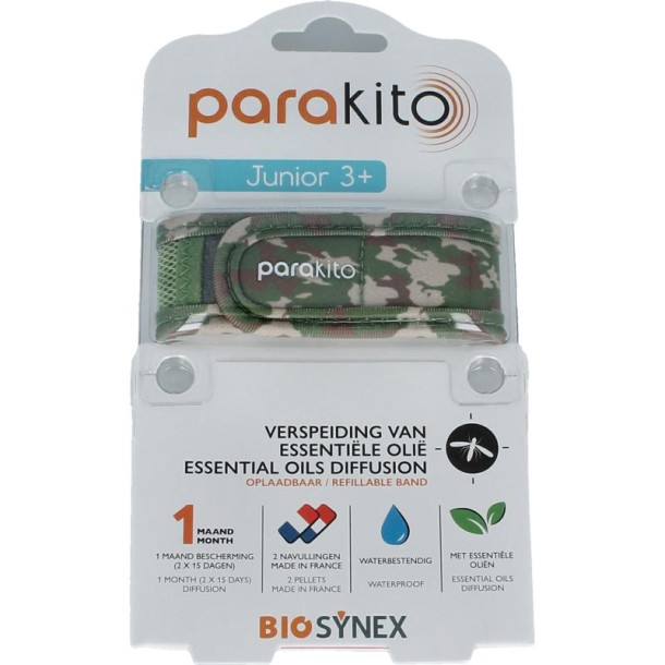 Parakito Anti mug armband junior camouflage (1 Stuks)