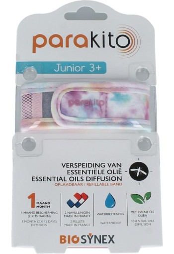 Parakito Anti mug armband junior tie dye (1 Stuks)