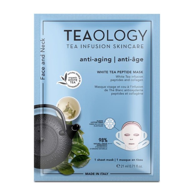 Teaology White tea peptide mask (1 Stuks)