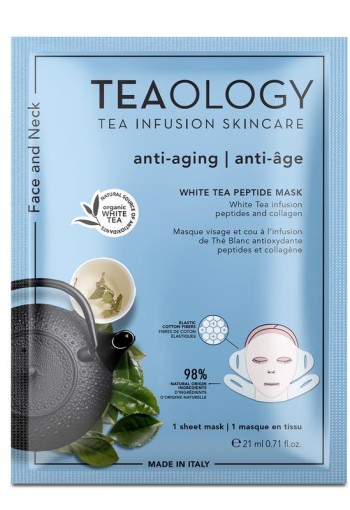 Teaology White tea peptide mask (1 Stuks)