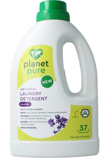 Planet Pure Wasmiddel vloeibaar universeel lavendel (1480 Milliliter)
