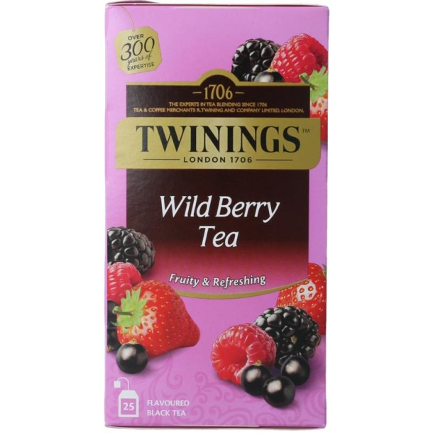 Twinings Wildberry tea (25 Zakjes)