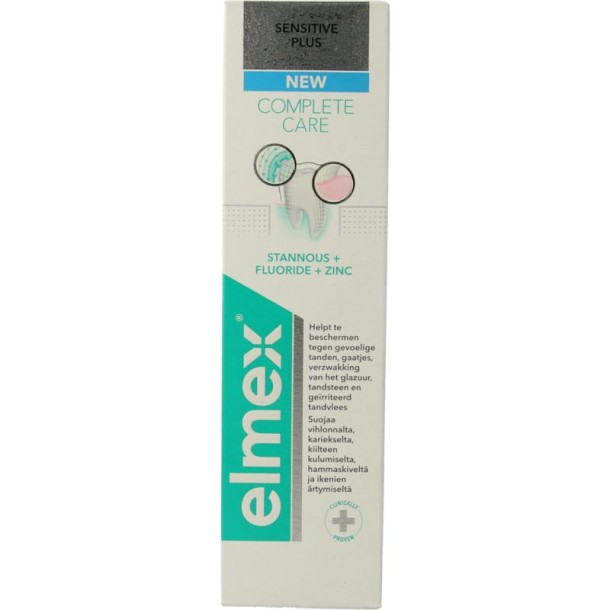 Elmex Tandpasta sensitive plus complete care 75 Milliliter