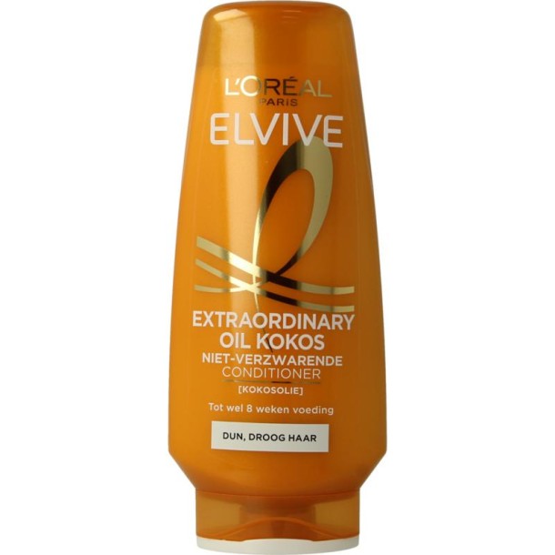 Elvive Conditioner extra oil fijne kokosolie 250 Milliliter