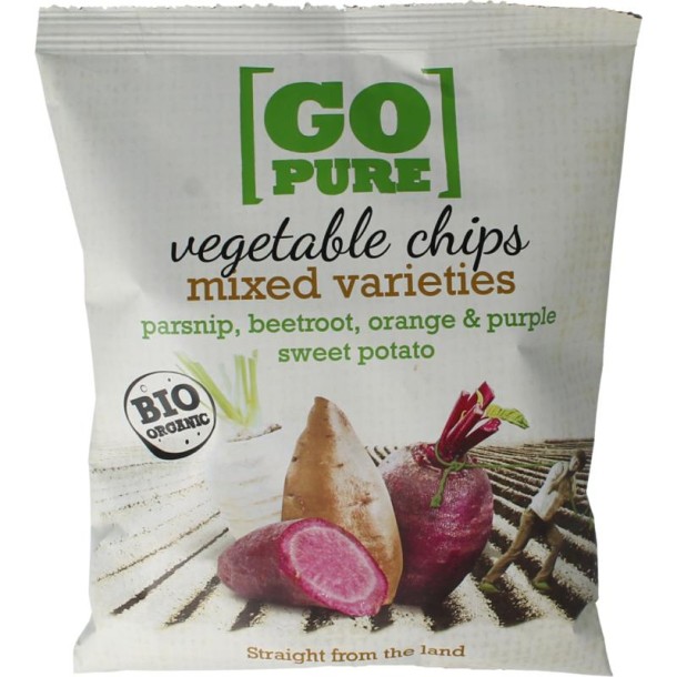 Go Pure Chips groente bio (90 Gram)