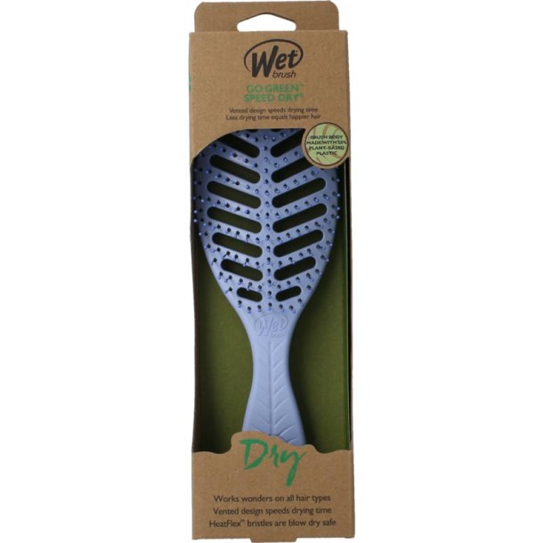 Wetbrush Go green speed dry lavender (1 Stuks)