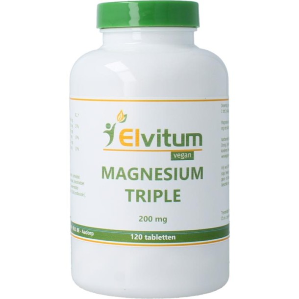 Elvitum Magnesium triple 200mg (120 Tabletten)