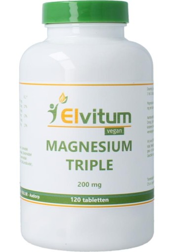 Elvitum Magnesium triple 200mg (120 Tabletten)
