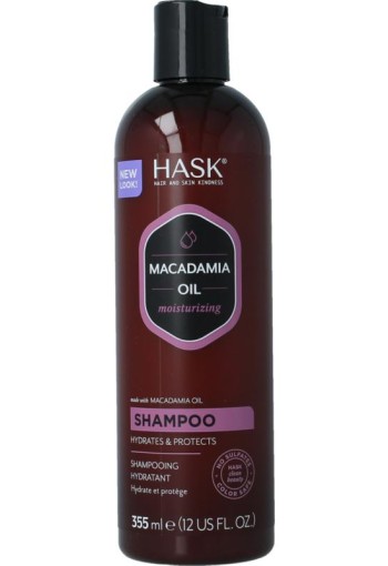Hask Shampoo moisturizing macadamia oil (355 Milliliter)